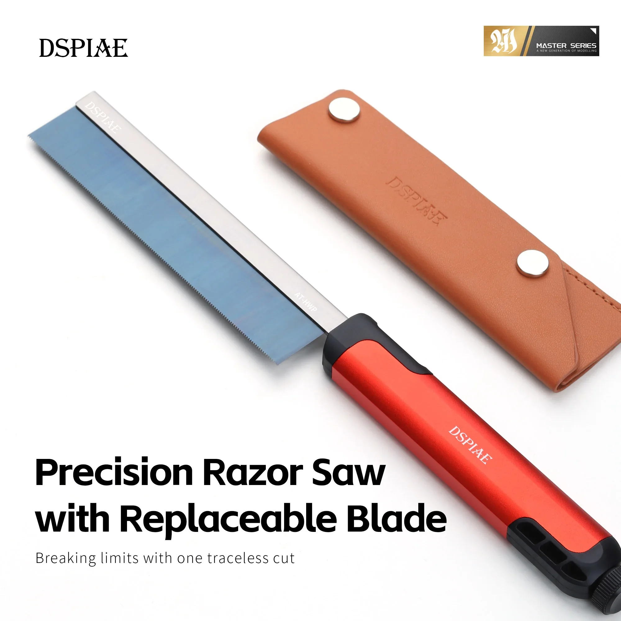 【2026 New】DSPIAE AT-HWP Precision Razor Saw Replaceable Blade 0.1mm Kerf Manganese Steel for Model Hobby DIY Craft