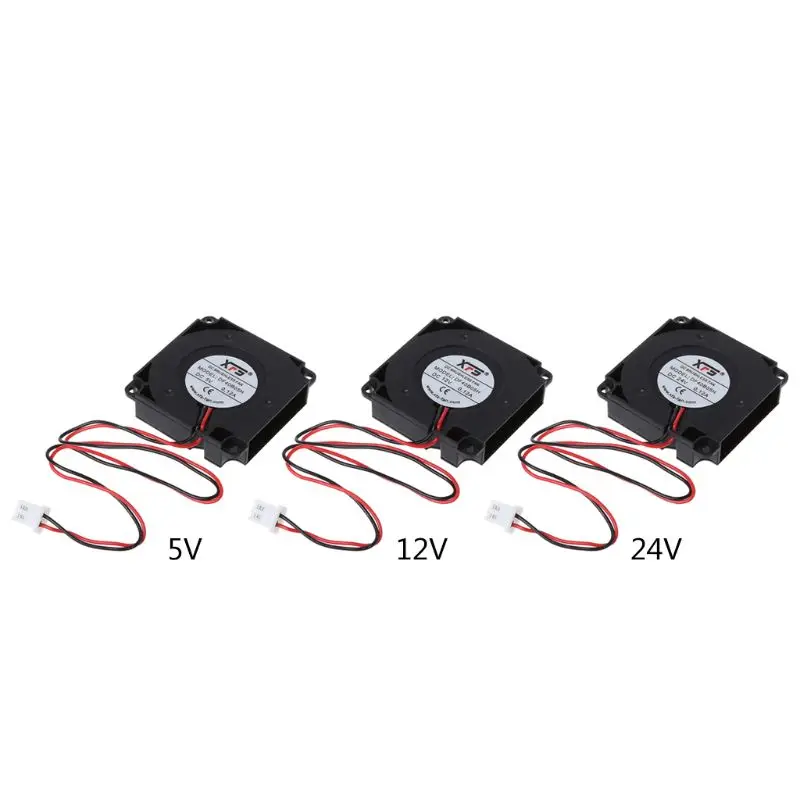 for Dc 5V/12V/24V Computer CPU Cooler Mini 4010 Cooling Fan 40x40x10mm Turbo Exhaust Fan for Ender 3 CR10 3D Printer