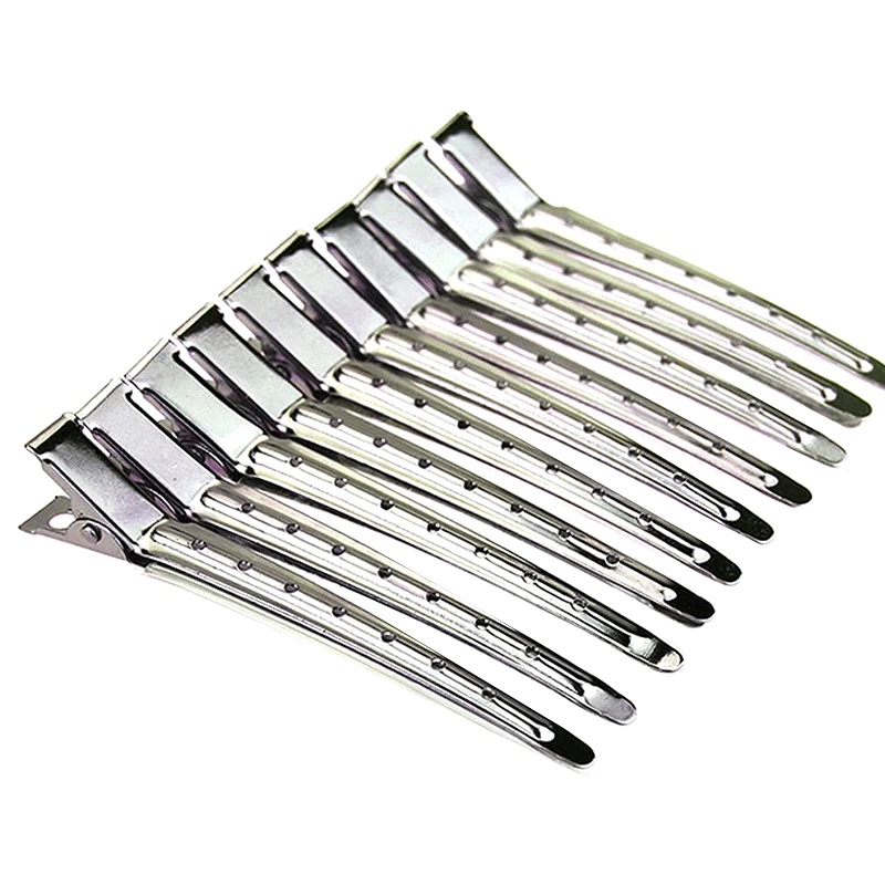 Professional Hair Salon Fixed Clips Ladies Styling Sectioning Hairpin Clamps Curl Hair Root Fluffy Hair Clip Hairdressing Tools