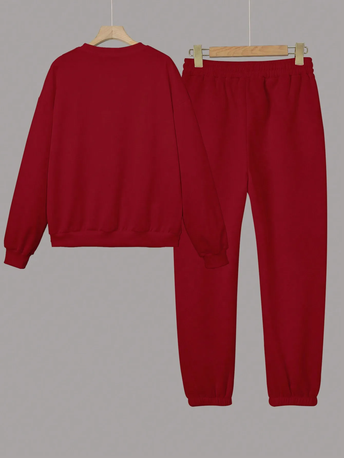 Ensemble de survêtement deux pièces pour femme Blessed Print avec pantalon de jogging, vêtements décontractés pour l'automne et l'hiver