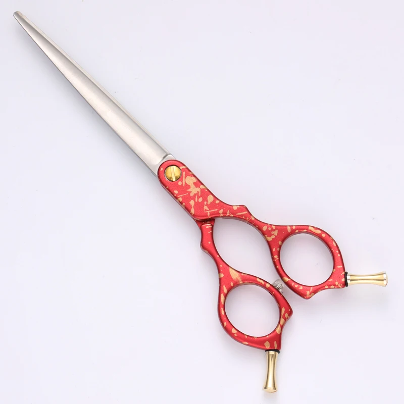 HUASIS HU55 New Arrival Light Weight Aluminium Handle Scissors Straight Shear for Pet Grooming 6.5inch 7inch Free Shipping