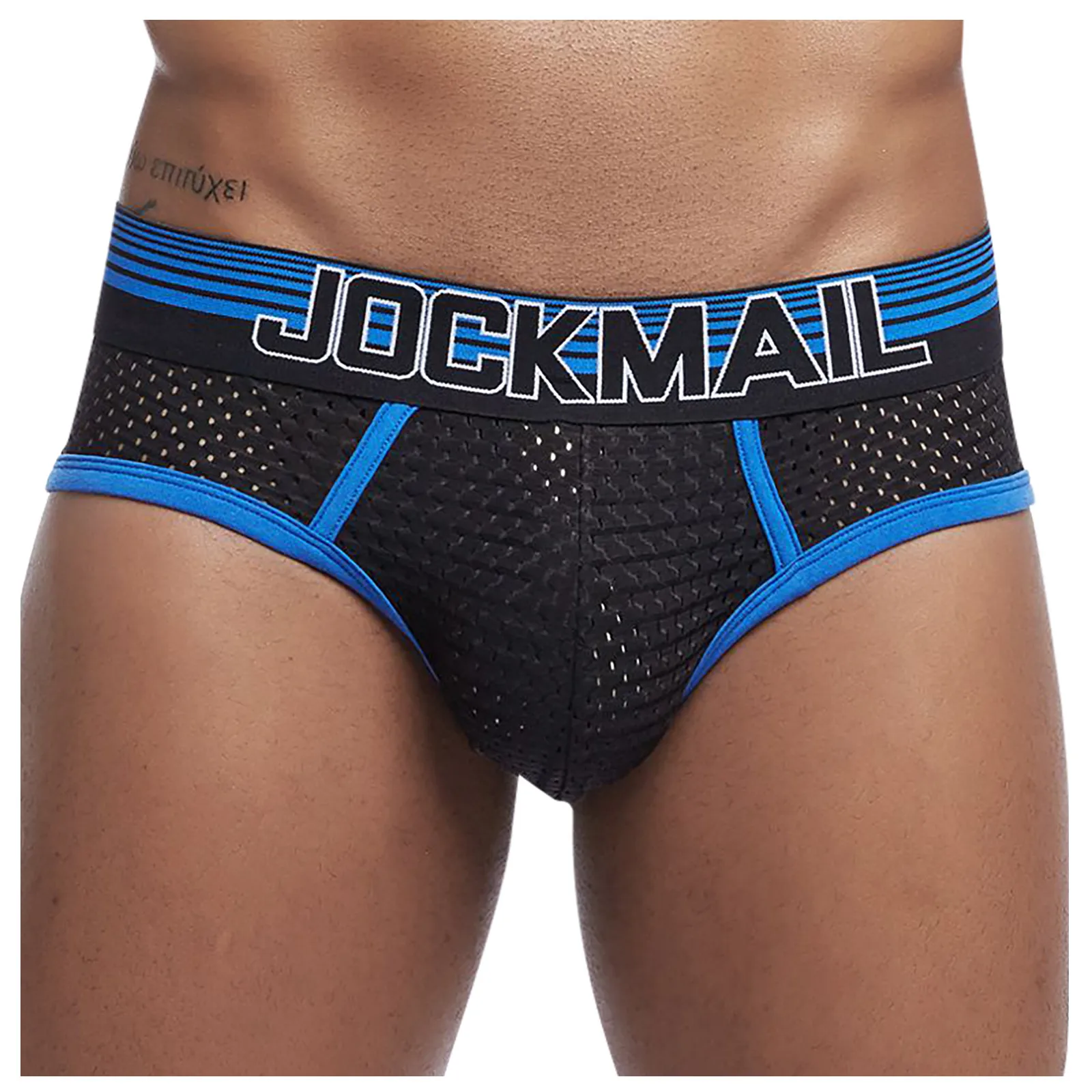 JOCKMAIL Men\'s Briefs Soft Male Panties Shorts Mesh Breathable Panties Man Underpants Male Sport Underwear Sleepwear