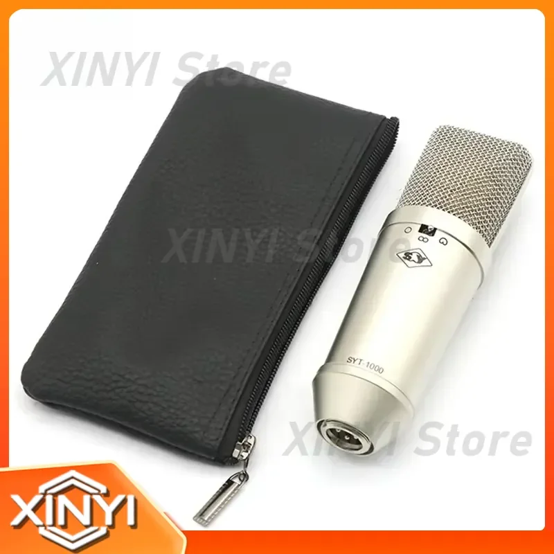 SYC1000 FET Studio Condenser Microphone for Recording Vocals Podcasting Streaming ASMR Voiceover Music Production Audio