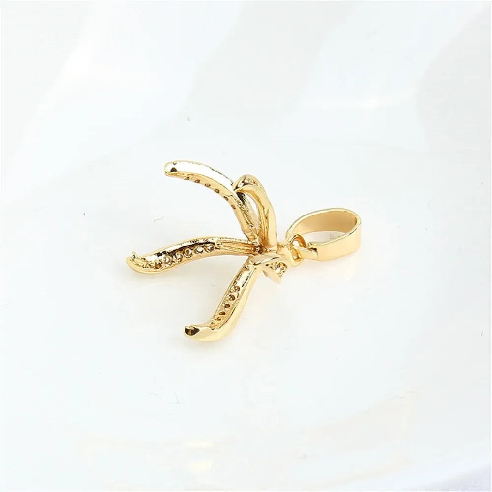 

DIY позолоченная подвеска с жемчугом, аксессуары для изготовления ювелирных изделий ручной работы, фурнитура для ювелирных изделий без жемчуга без цепочки