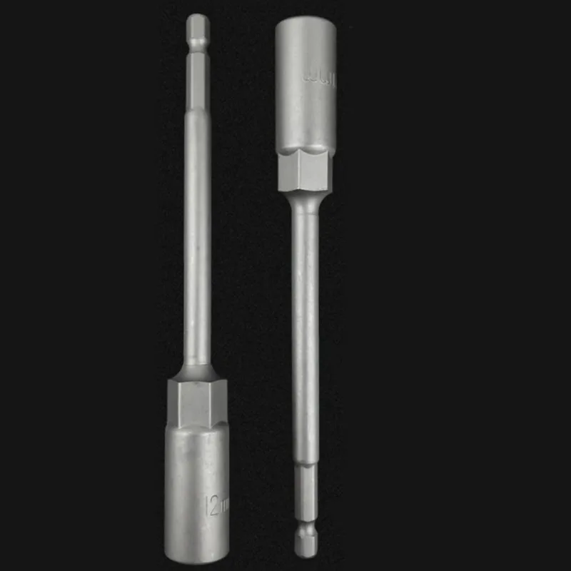 Electric Drill Socket Head Bolt Nut Driver Bit Impact Drill Bits Adapter Wrench Extension Bar 150mm 8-14mm Home Repair Tool