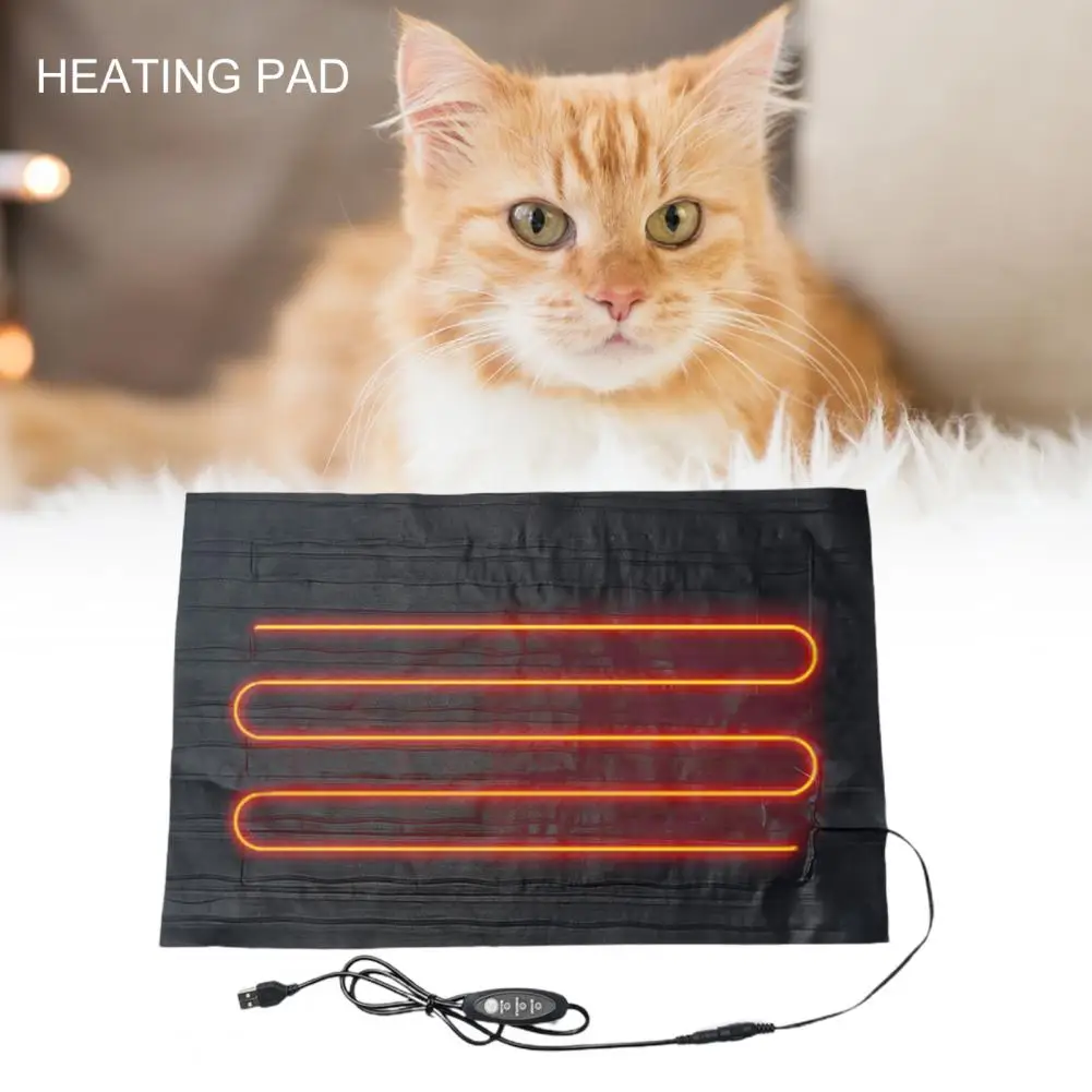 Versatile Overheating Protection Dual Sides Use Reptile Heating Pad Indoor Reptile Hamster Heating Pad Warmer Cushion