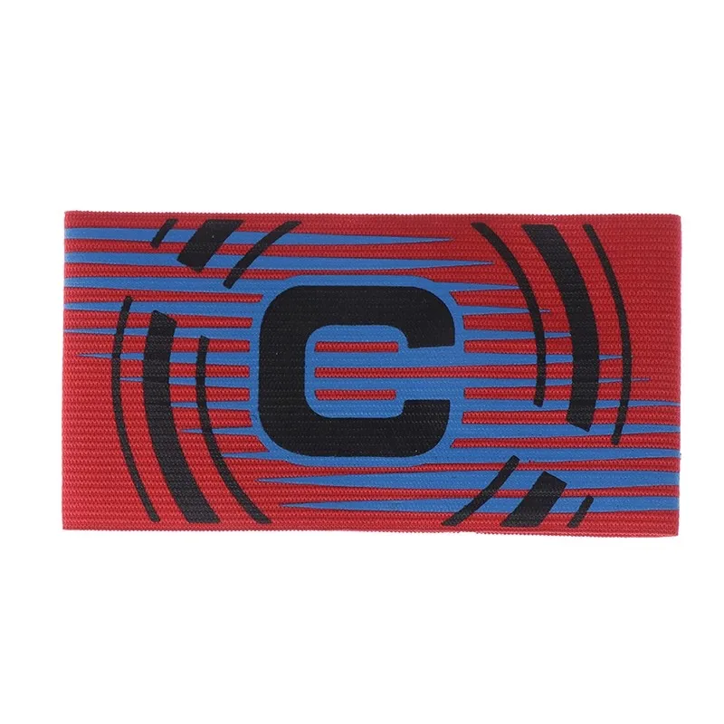 1 Pcs Football Match Captain C Word Mark Armband Paste Team Leader C Word Nylon Adjustable For Soccer Sports Accessories Unisex