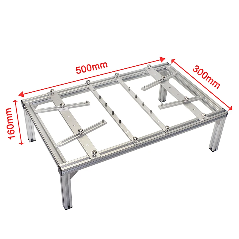 Universal BGA PCB Holder Fixture Jig 500x300x160mm, Basic & Deluxe Set PCB Bracket Clamp Kit for BGA Rework Station Maintenance