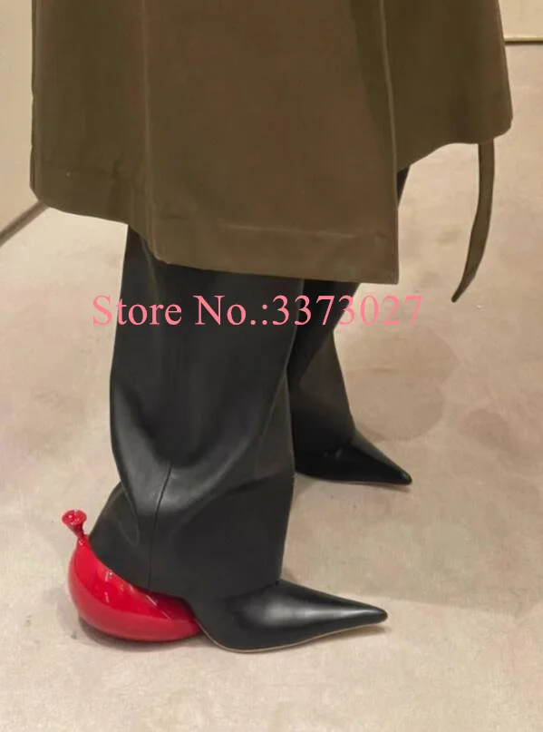 New Arrival 2024 Balloon Heel Lady Pumps Sexy Unique Design Strange Heel Woman Shoes Fashion Pointed Toe Banquet Shoes Dropship