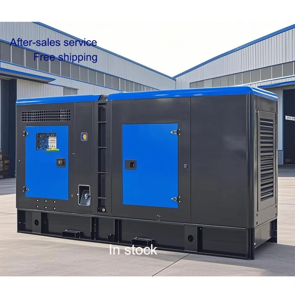 Portable 3-Phase Silent Diesel Generator Set 50Hz 30kw-120kw Refined DC Output Brand Engine 220v-400v Frequency 60Hz