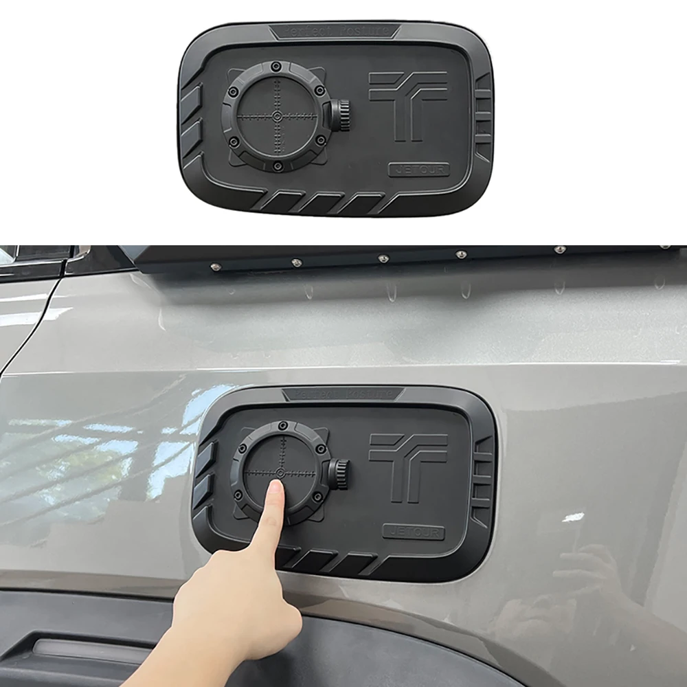 Mech Fuel Tank Cover Protective Cover For Chery Jetour Traveler T2 2023-2025 Exterior Modification Accessories Fuel Tank Cover