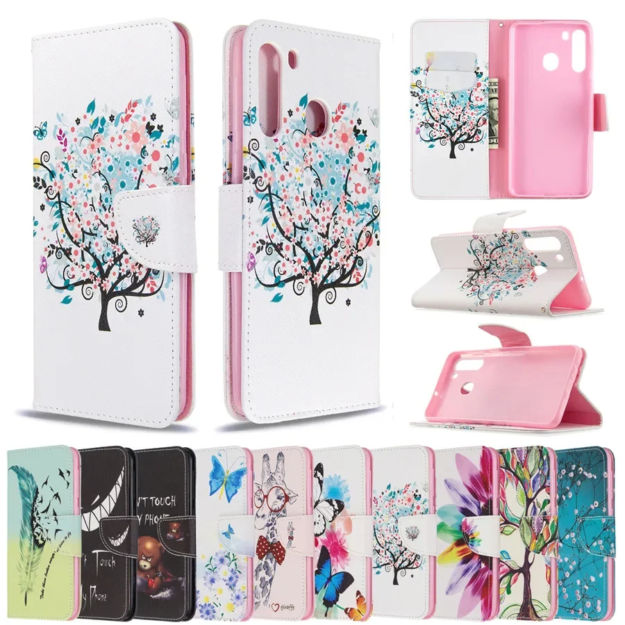 Wallet Paintings Magnetic Flip Leather Case For Samsung Galaxy A04e A05s A13 A14 A15 A24 A25 A34 A35 A52 A53 A54 A55 A71 Cover