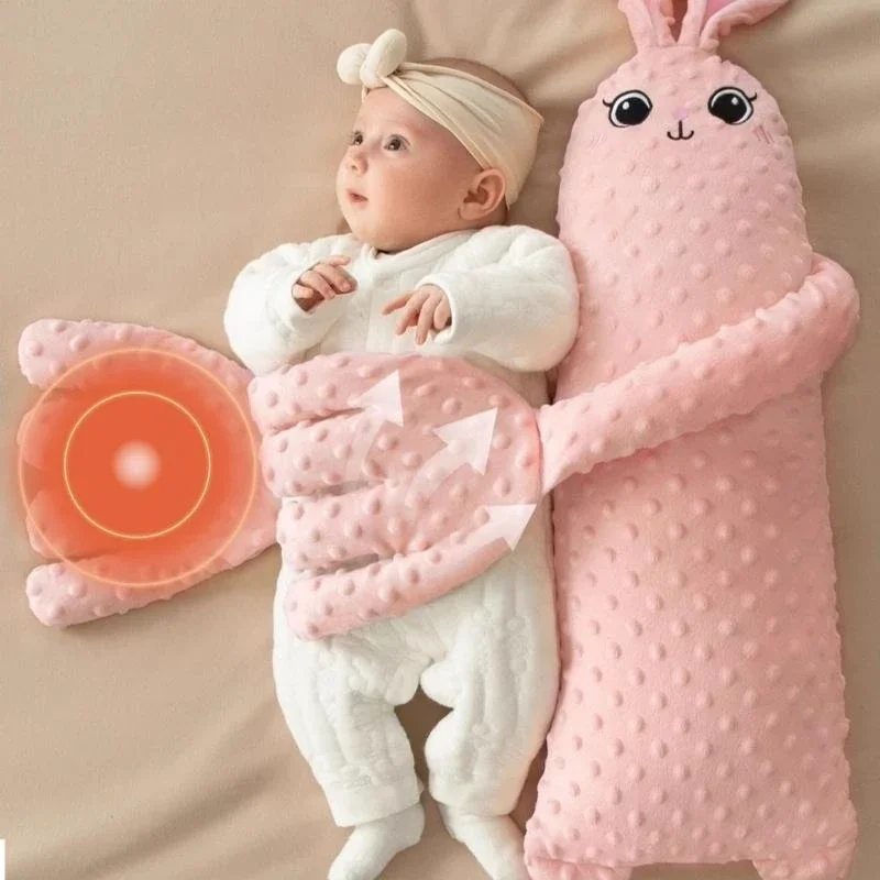 Cosy Baby Sleeping Companion Mood Soothing Doll Toy Pacify Hand Pillow with Adjustable Patting Intensity for Newborns