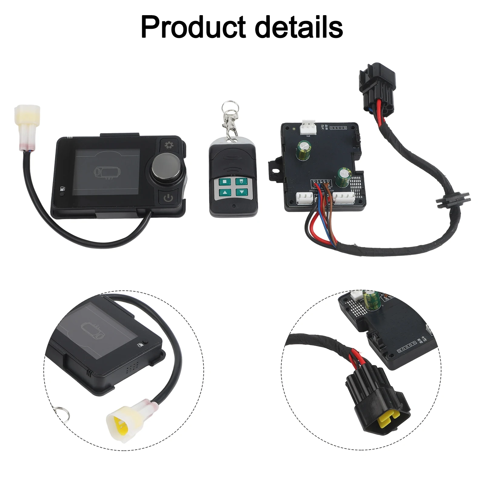 

Design Display Monitor Parking Controller Air Diesel Heater Switch Portable Design Precision Craftsmanship Compact