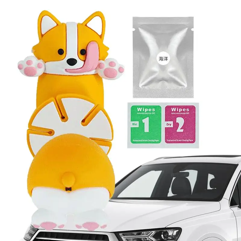 Car Air Freshener Flower Rearview Mirrors Diffuser Hanging Perfume Pendant Fragrance Esential Oils Diffuser Automobile Ornament