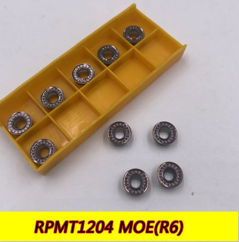 10pcs CNC Inserts RPMT1204MOE-JS  R6 VP15TF Carbide Insert Indexable Milling CNC Cutting Lathe Tool