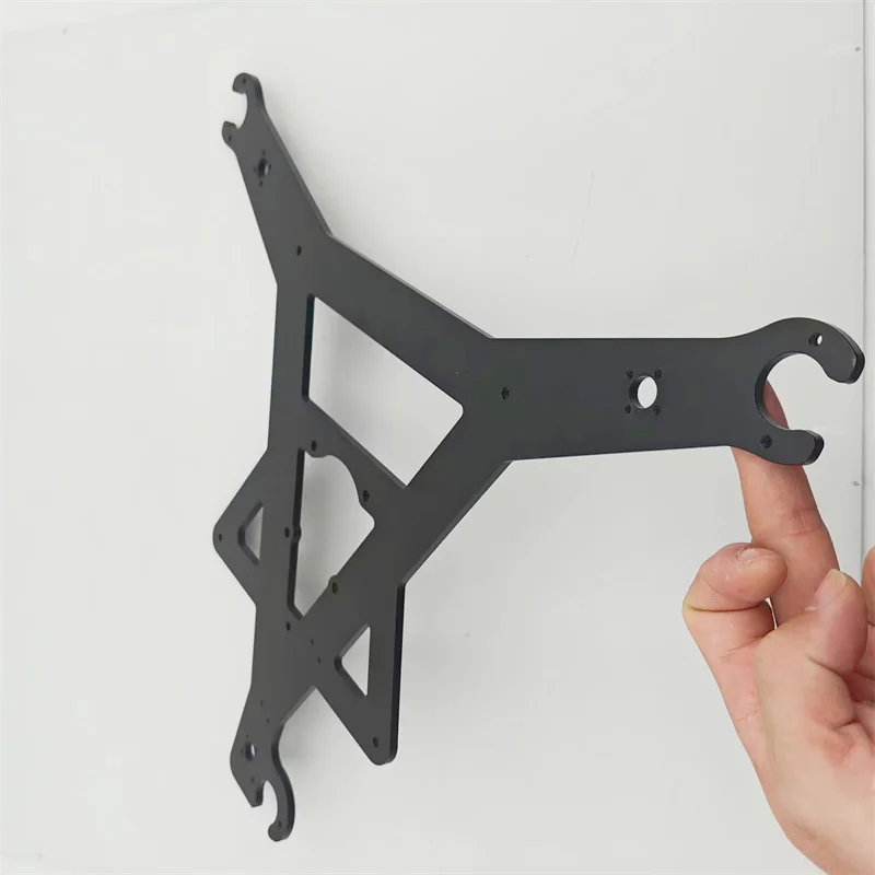 أجزاء ترقية سمك 5 مم من سبائك الألومنيوم أندر 3 NG V1.2 عربة سرير CNC