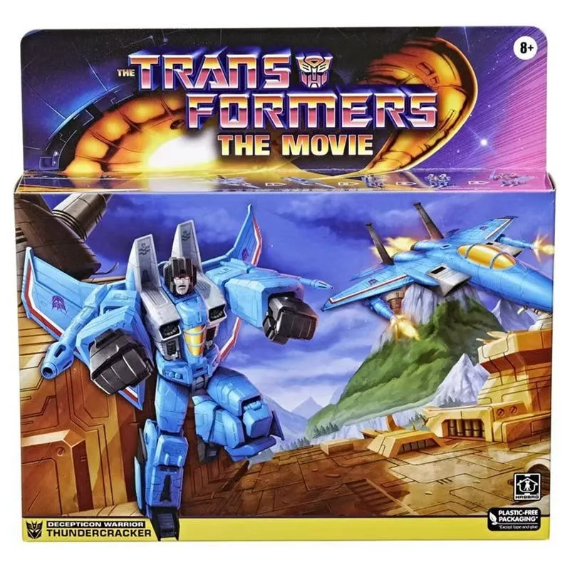 Anime Takara Tomy Hasbro Transformers Retro TF1986 Film G1 Thundercracker Walmart Figurka Kolekcjonerska Ozdoby Zabawki