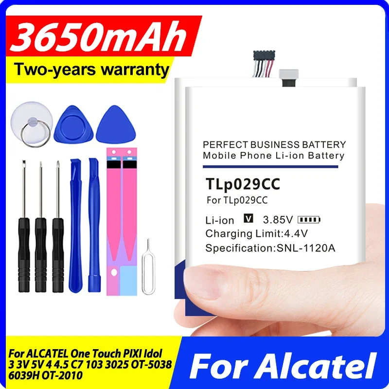 CAB0400000C1TLI020F1 TLi009AA TLi020F7 Battery For Alcatel One Touch PIXI Idol 3 3V 5V 4 4.5 C7 103 3025 OT-5038 6039H OT-2010