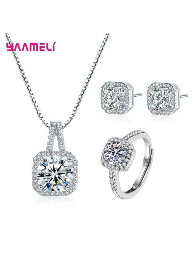 authentic-925-sterling-silver-jewelry-sets-for-women-wedding-engagement-true-love-cubic-zircon-crystal-earrings-necklace-ring