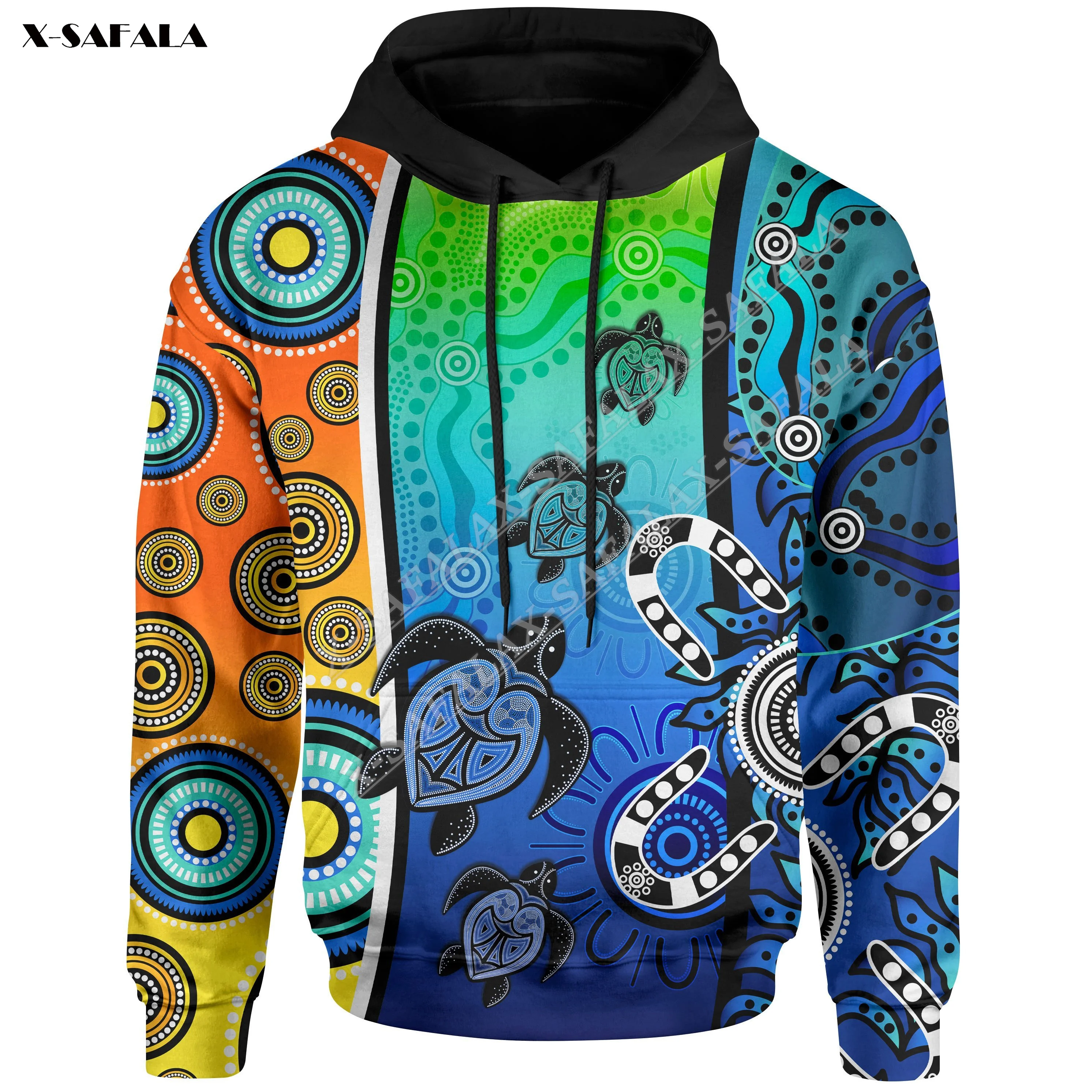 

Australia Aboriginal Crocodile 3D Print Hoodie Comfortable Man Women Harajuku Outwear Zipper Pullover Sweatshirt Casual Jacket