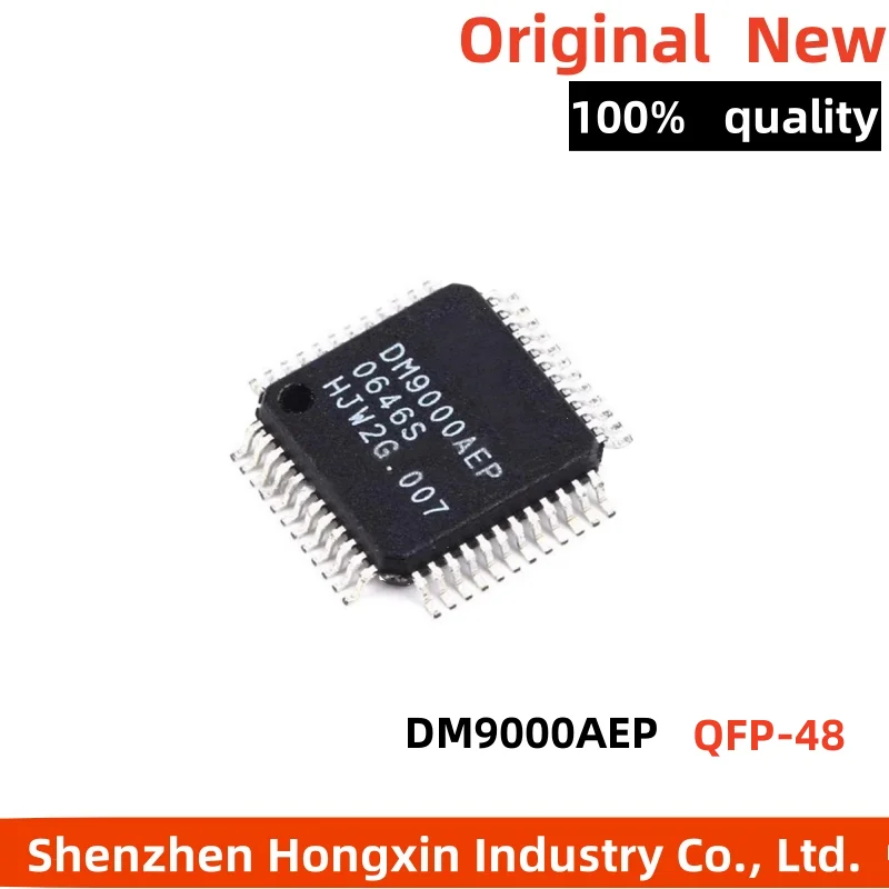 5 pieces NEW DM9000AEP DM9000AE DM9000A Ethernet Controller Package QFP-48