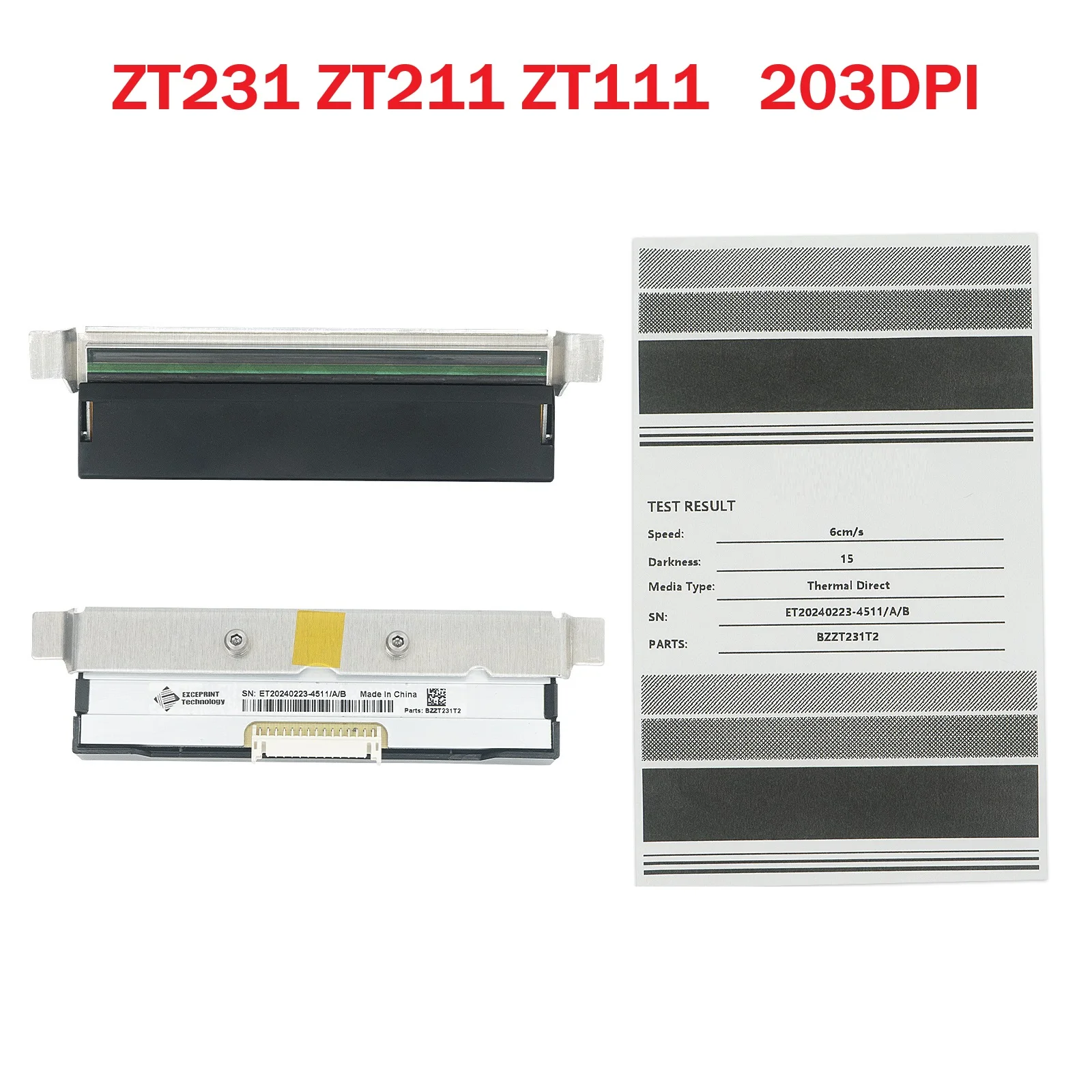Thermal Print Head for Zebra ZT210 ZT230 ZT410 ZT411