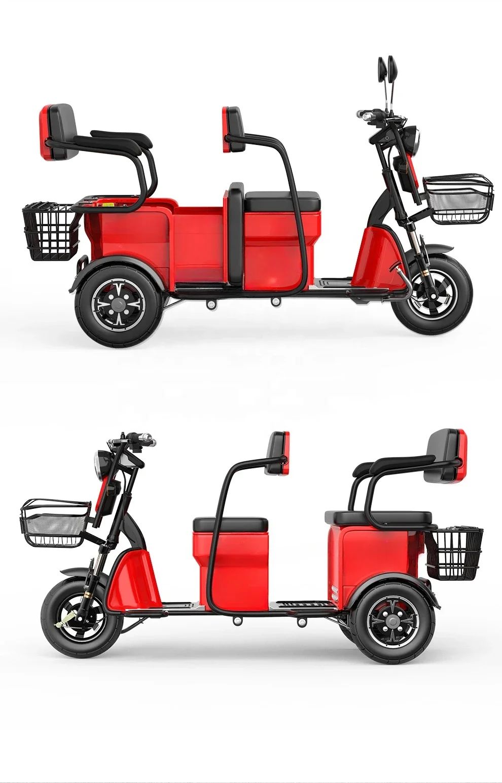 Tricycle à 3 roues pour cargaison et passagers, conception la plus récente