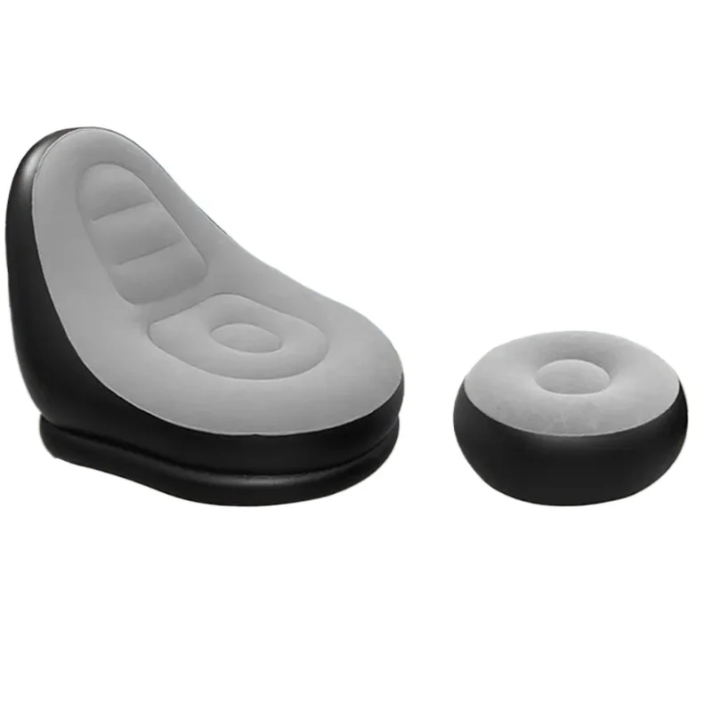 

Thickened Portable Inflatable Sofa Reclining Chair Leisure Lazy Inflatable Chair Outdoor Seat Air Cushion