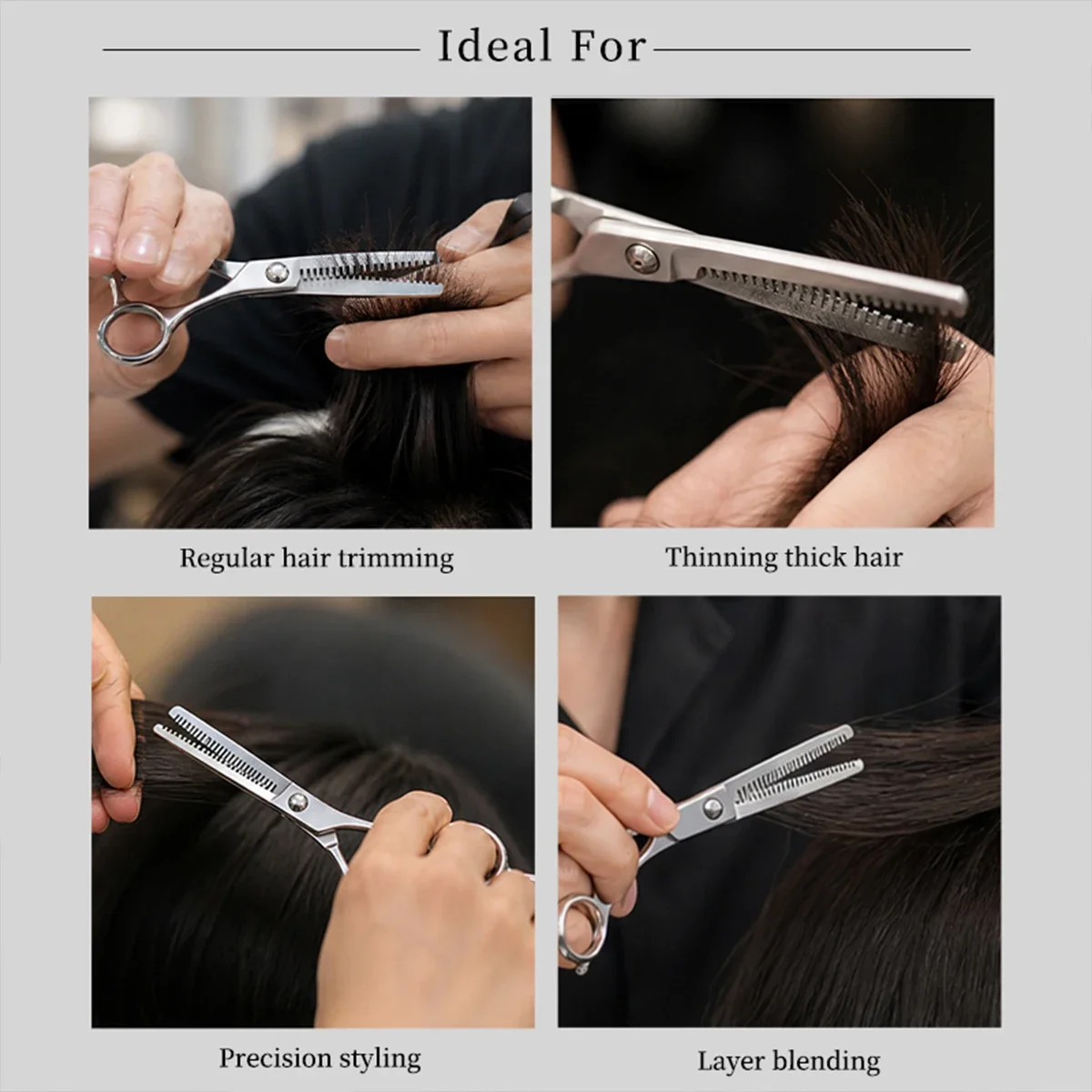 TUPI 3D Scissors Professional Barber Hairdressing Shears Hair Cutting Machine Barber Shop Hair Scissors