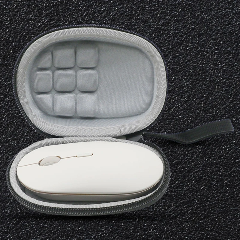 Small Protective Storage Bag For Portable Mouse 3 Wireless Mouse With Secure Elastic Straps Water Resistant EVA Case