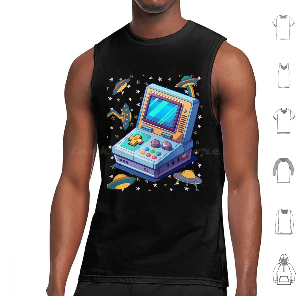 Vintage Gamer Bliss débardeurs imprimer coton Gamer Gamer fille jeu fille mignon jeux jeu vidéo jeux vidéo rétro Cool