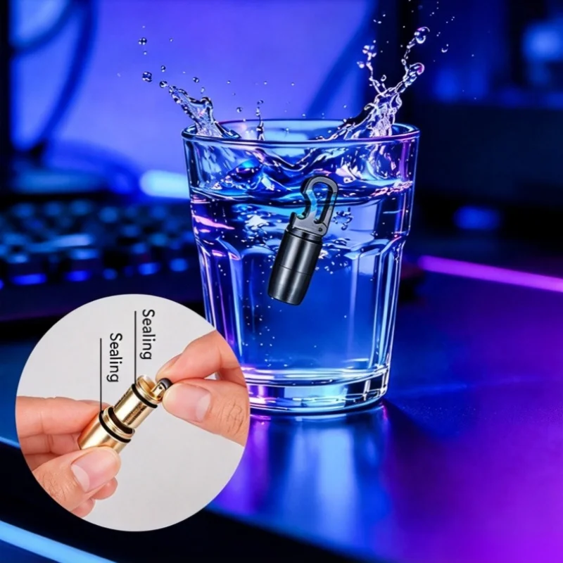 New Premium Permanent Match Multi-function Lamp Oil Metal Lighter, Waterproof Keychain Bottle Opener Outdoor Emergency Men Gift