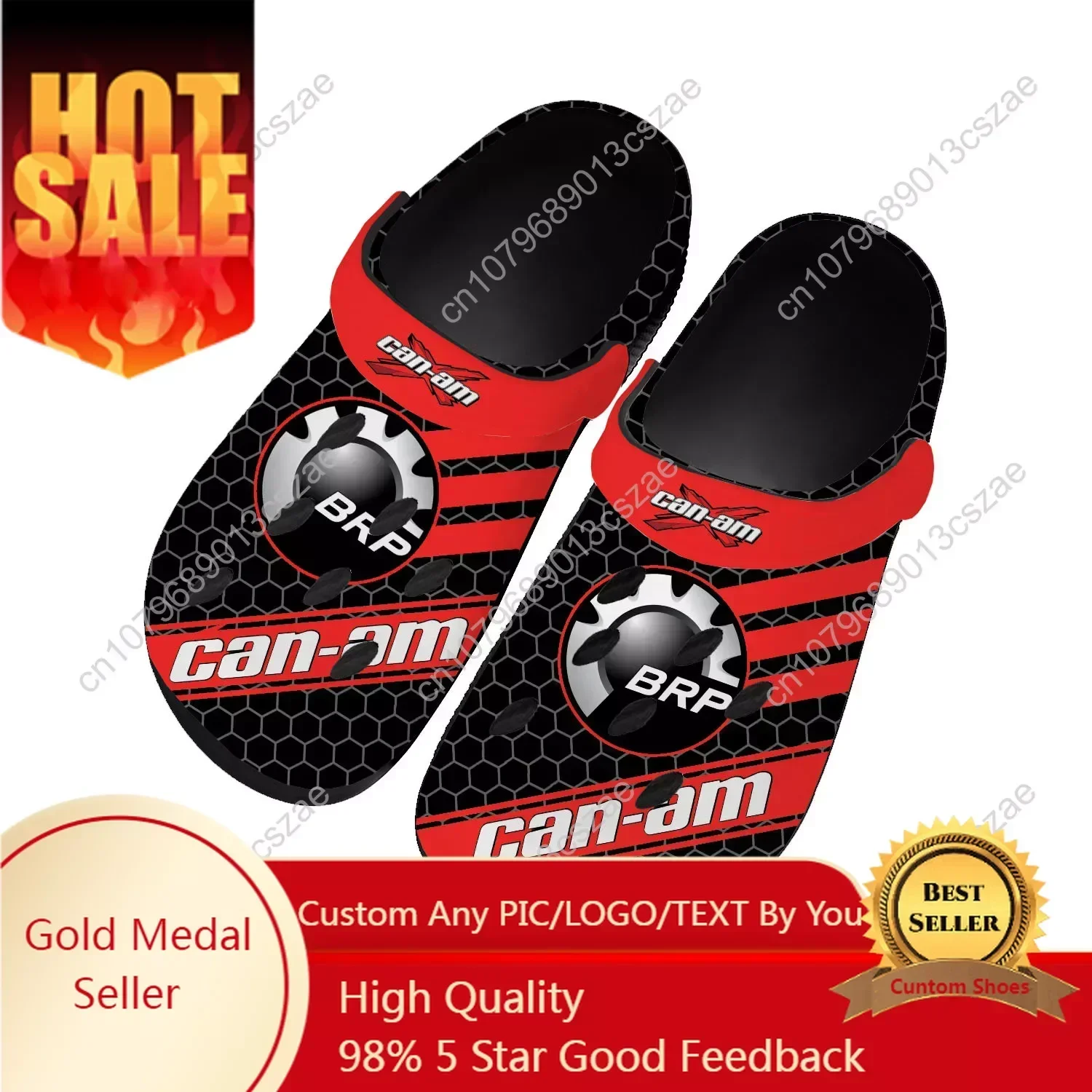 

Can-am Shoes Home Clog Mens Women Youth Boy Girl Sandals Shoes Garden Custom Made Breathable Shoe Beach Hole Slippers