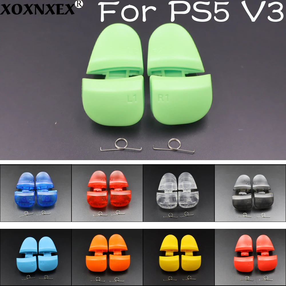 PS5 V3.0 BDM-030 컨트롤러 L1 R1 L2 R2 트리거 숄더 버튼 및 스프링 세트 액세서리 교체