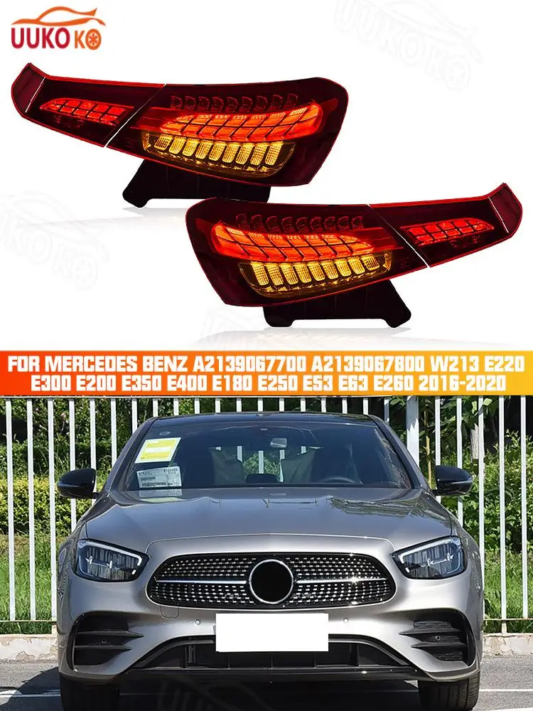 Для Benz E-class W213 2021-2023 E200L E260L E300L E350L задние фонари задние ходовые фонари тормозной указатель поворота водонепроницаемые инструменты Для Benz E-class W213 2021-2023 E200L E260L E300L E350L задние фонари задние ходовые фонари тормозной указатель поворота водонепроницаемые инструменты