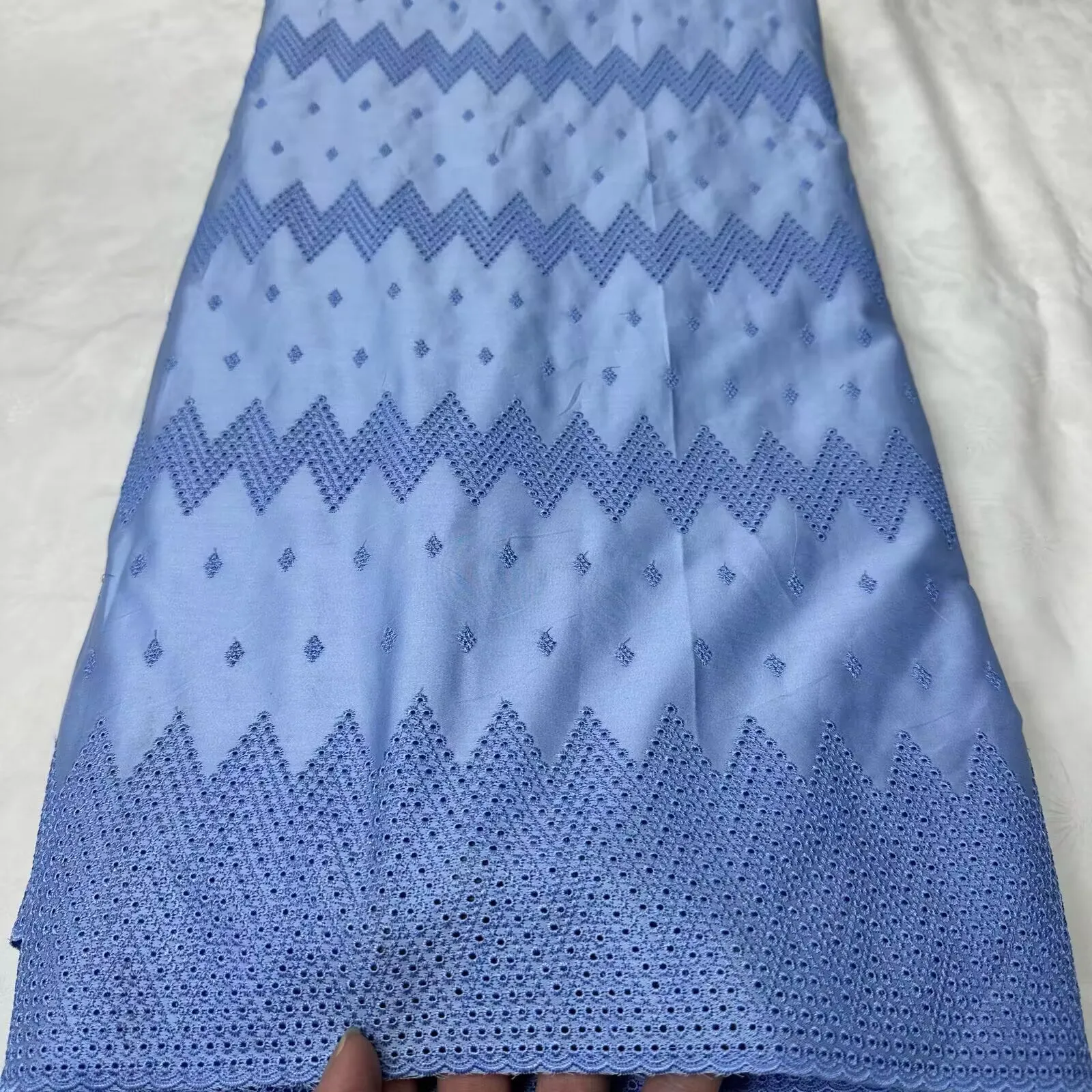 

African Nigerian France High End Satin Menswear Swiss Polish Lace Fabric 2025 Hot Sale for Groom Wedding Party Sewing Dresses