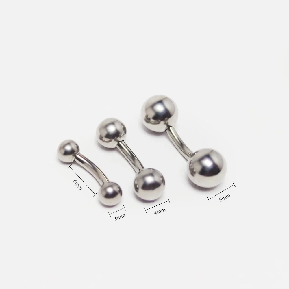 Piercing de titanio G23 para uñas, barra curvada de epoxi para ceja, Banana, cartílago de oreja, Tragus, joyería para Piercing corporal