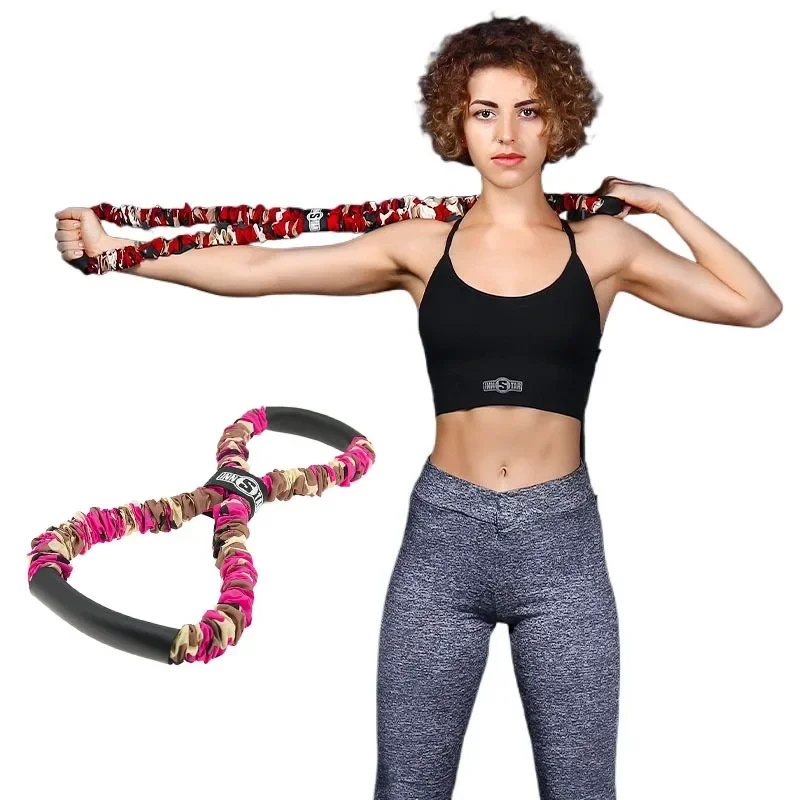 

Yoga 8-figure tension rope tension band elastic band home open-shoulder fitness equipment