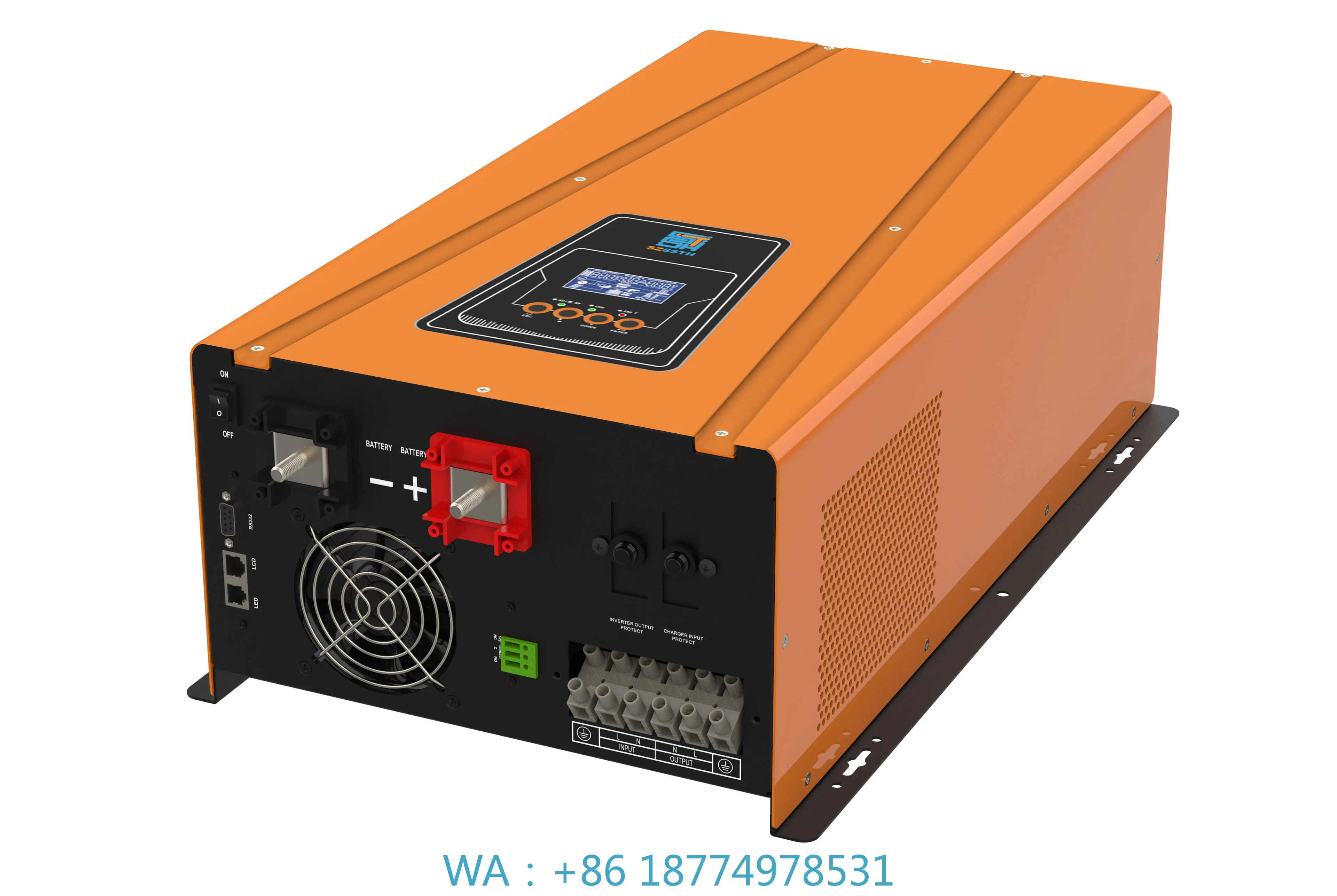 Onduleur à grille Loff 5000 Watts, 5 Kva, chargeur, fréquence basse, onde sinusoïdale Pure, 5kw, alimentation cc à courant alternatif