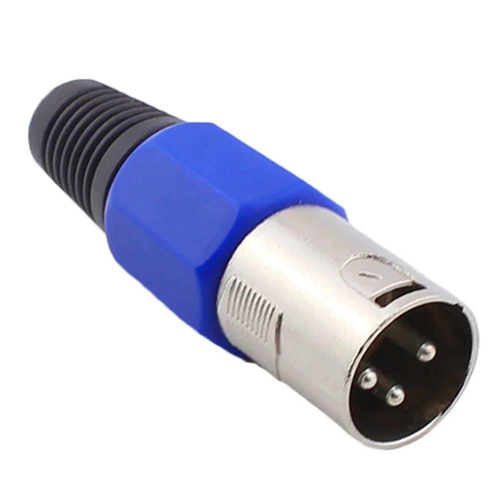 Musical Sound XLR 3 Pin Male/Female Plugs Audio Mic Microphone Cable Plug Connector Audio Socket Audio XLR Plugs Connectors