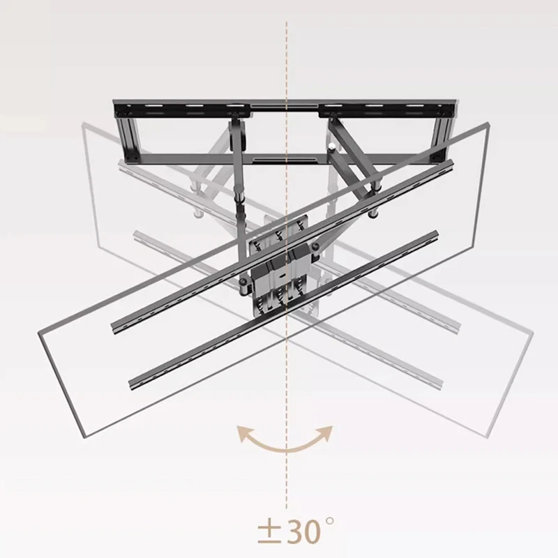 TV Wall Mount for 32-90 Inch TV,TV Mount with Swivel and Tilt,Full Motion TV Bracket with Articulating Dual Arms VESA 800X600 mm