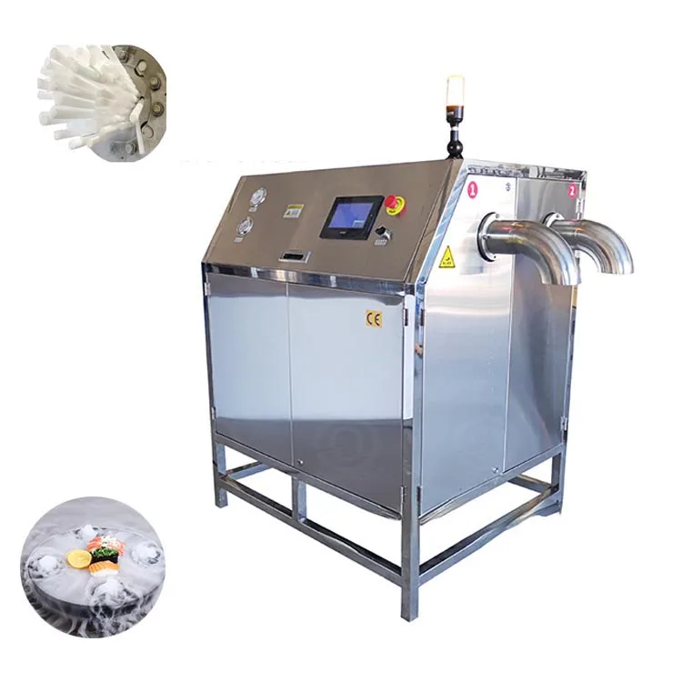 De Touch Screen Large Capacity Industrial Machine Unique Features Dry Ice Blasting Pelletizer With Ce Certificate