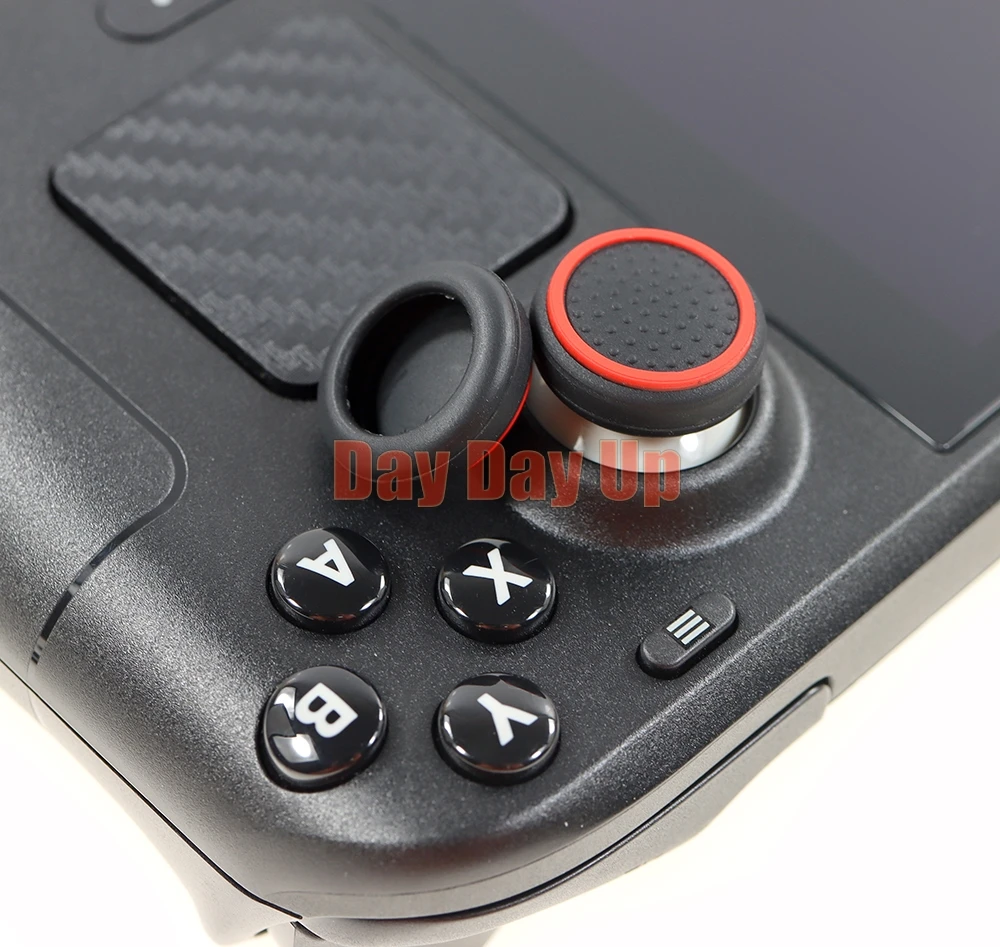 2PCS For Steam Deck Controller Handle Joystick Thumb Grips Silicone Protective Rocker Luminous Cap Replacement For PS5 Portal