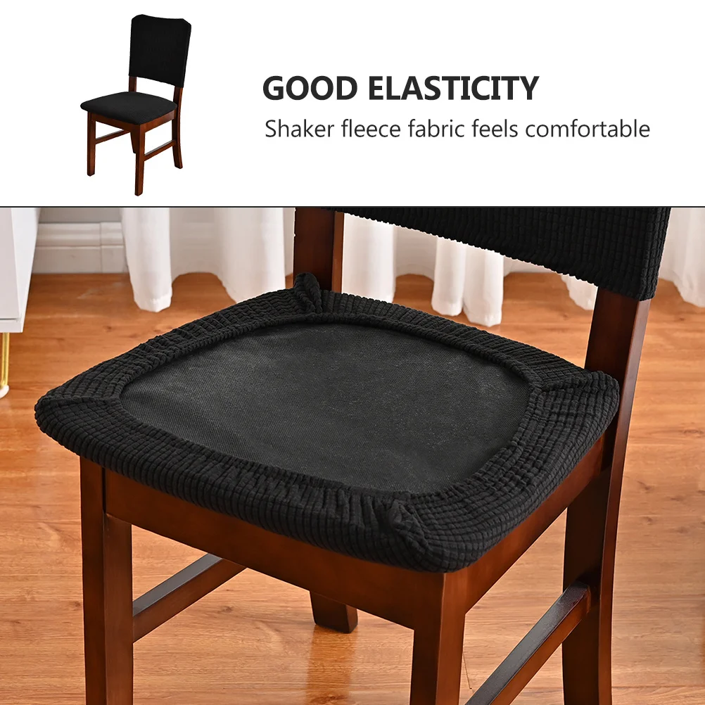 

1Set Household Protective Simple Backrest Seat Cushion Thick Slipcover For Home Use High Grade Polyester Chair Cover