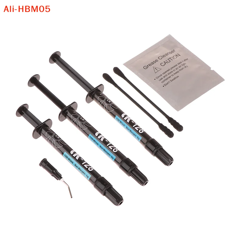 1Pc 1g/3g/5g LK-128 Liquid Metal Thermal Paste CPU GPU Graphics Card CPU Laptop Cooling Conductive Silicone Grease Sheet