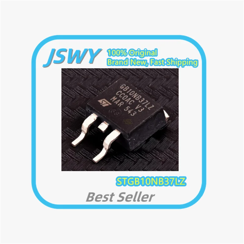 

(10/50 pieces) STGB10NB37LZ GB10NB37LZ SMD TO-263 Automotive Ignition Driver Chip, Brand New Original