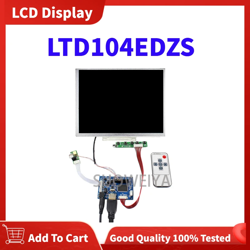 

100% Original 10.4 inch 1024x768 4:3 LTD104EDZS LCD Screen Display Panel with HDMI LCD Controller Board for LVDS Interface LCD