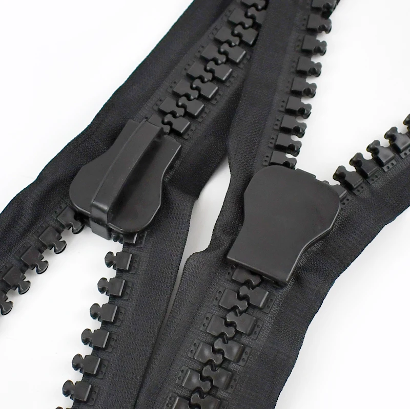 

1-2M 30# Sewing Extra Large Resin Zipper with Zippers Slider Puller Outdoor Tent Luggage Closure Zip Repair Clothes Accessories