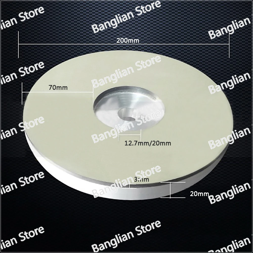 

200MM Resin Diamond Wheel Grinding Disc for Hairdressing Scissor/Electric Clipper/Gem/Jade/Tungsten Steel Knife Polishing Disc